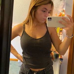 Gray tank top